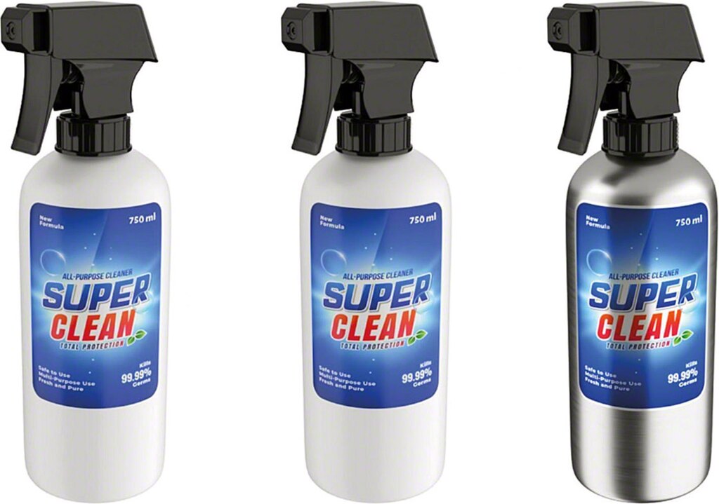 Study 1: Single-use plastic, reusable plastic and reusable metal spray bottles