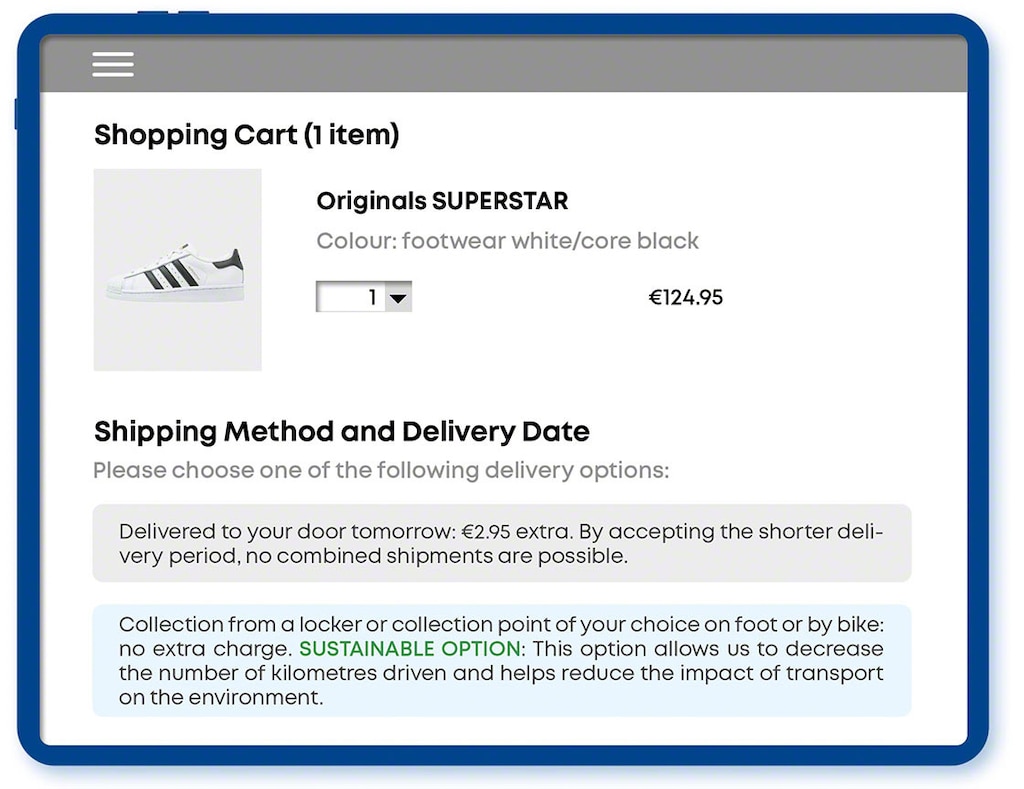 Sample (Survey 2, high price, information about sustainability, surcharge)