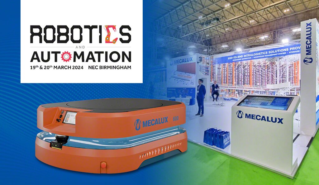 Mecalux to exhibit its innovations at Robotics and Automation 2024 in Birmingham