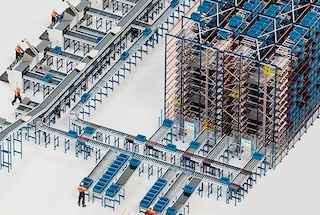 The Shuttle System streamlines picking in e-commerce warehouses