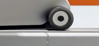 Each shuttle features four drive wheels