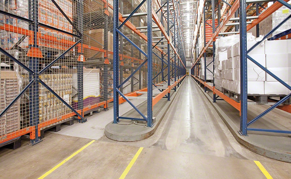 The new Mercadona warehouse in Portugal features Mecalux racks