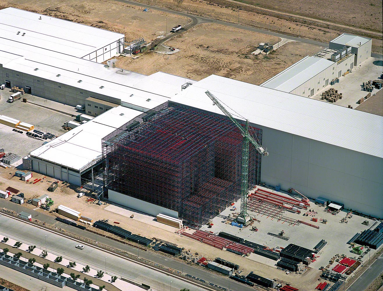 Clad-rack warehouses