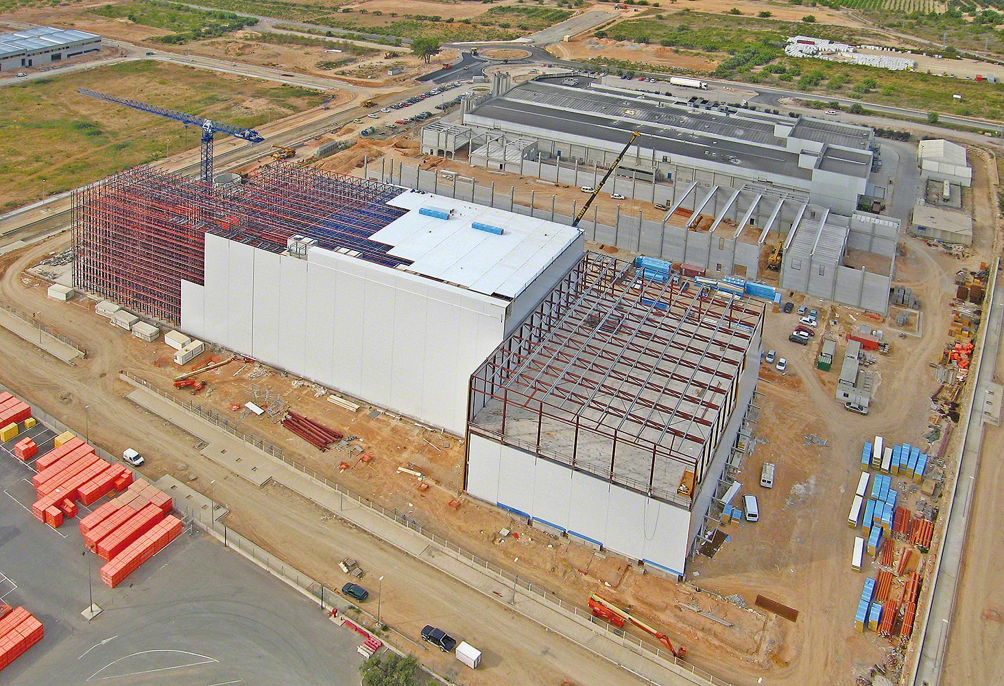 Clad-rack warehouses