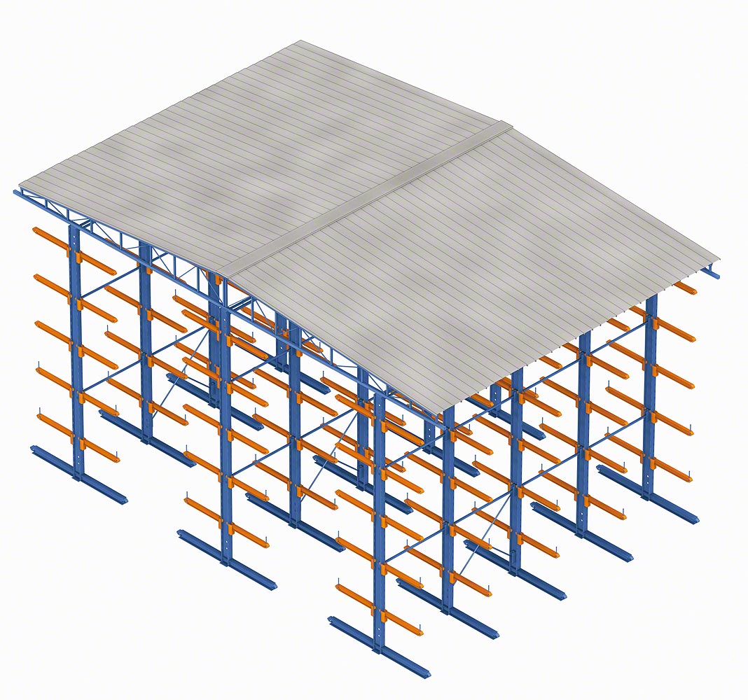 Clad-rack warehouses