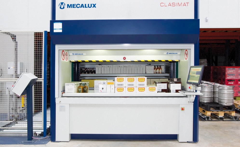 Clasimat is a vertical automated warehouse system intended for light products, which optimises maximum storage space while increasing the productivity of the picking work