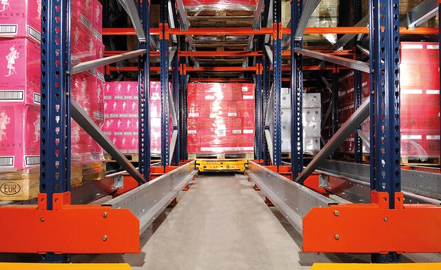 Mecalux reorganises the warehouse of Domaines Paul Mas, automation arrives in the form of the racking served by shuttles